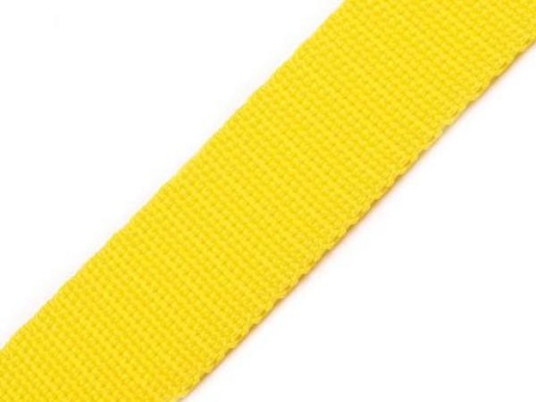 Gurtband 20mm breit Gelb